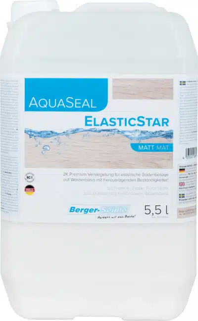AquaSeal ELASTIC STAR is a 2-component water based finish based on polyurethane for long - term protection