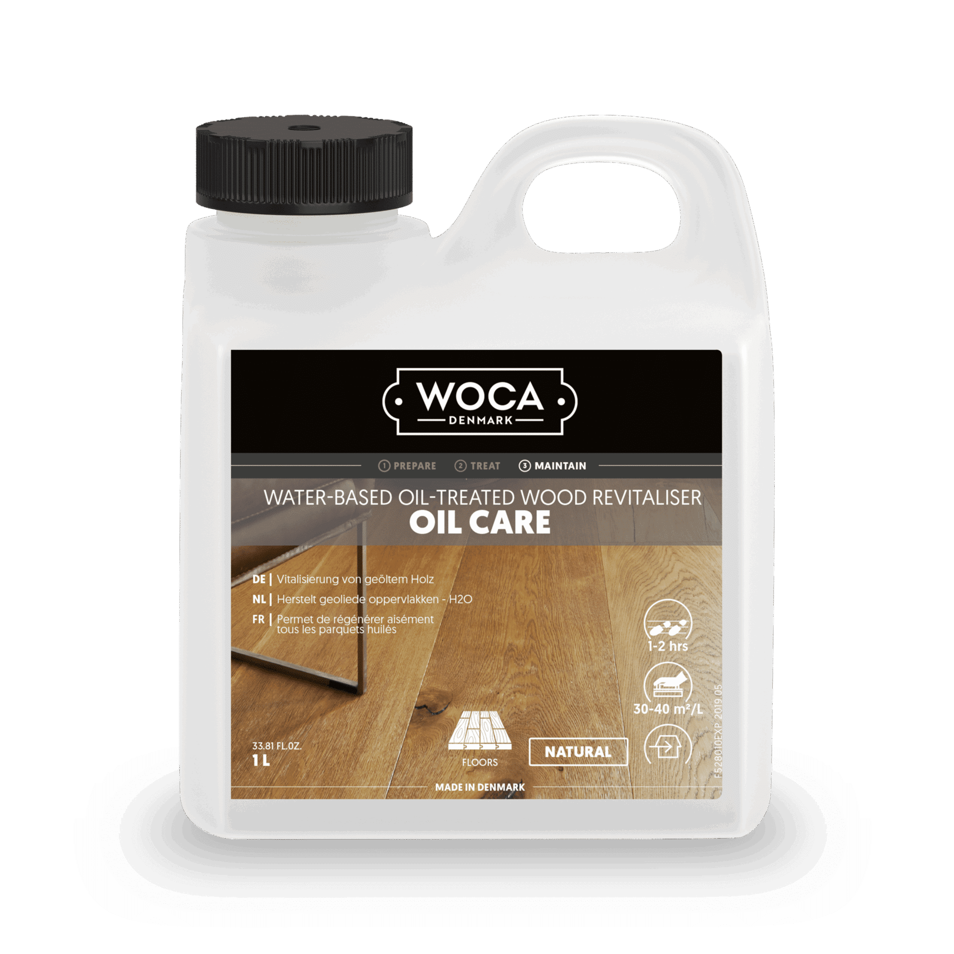 Woca Oil Care-koka virsmas virskārtu atjaunojoša eļļa uz ūdens bāzes/iekšdarbiem 1 woca_eļļas_produkts _pArketa+kopšana_abschliff_Latvija_koka_virsmu _kopšana_profesionāli _produkti