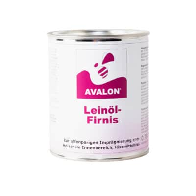 AVALON Lineöl-Firnis-lineļļas laka bez šķīdinātājiem – visu veidu atvērtu poru koksnes impregnēšanai iekštelpās